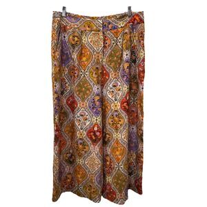 FARM Rio Multicolor Patterned Cropped Pants